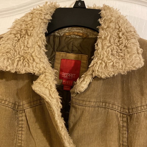 Esprit corduroy coat size medium - Picture 4 of 5